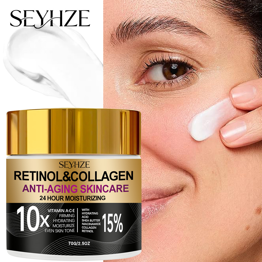 Retinol Vitamin A Cream - SEYHZE Retinolo Collagene Crema idratante giorno