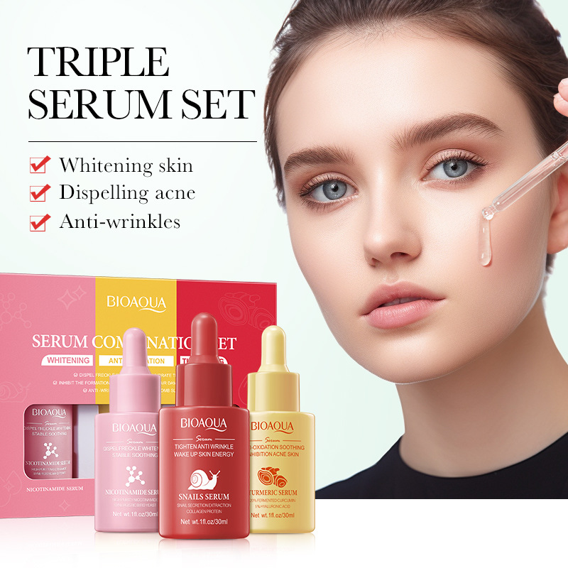 3 pz/set BIOAQUA Vitamina C Re - Hyaluronic Acid Serum recensione e prezzo