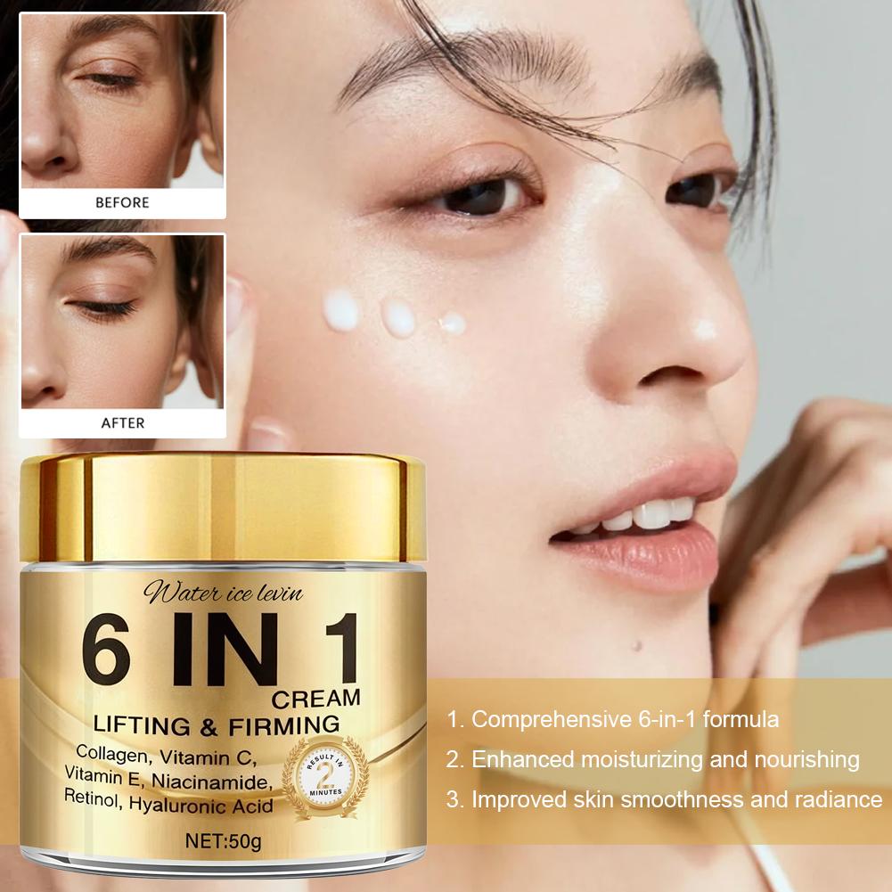 Crema viso al collagene 6 IN 1 - Retinol Vitamin A Cream recensione e prezzo